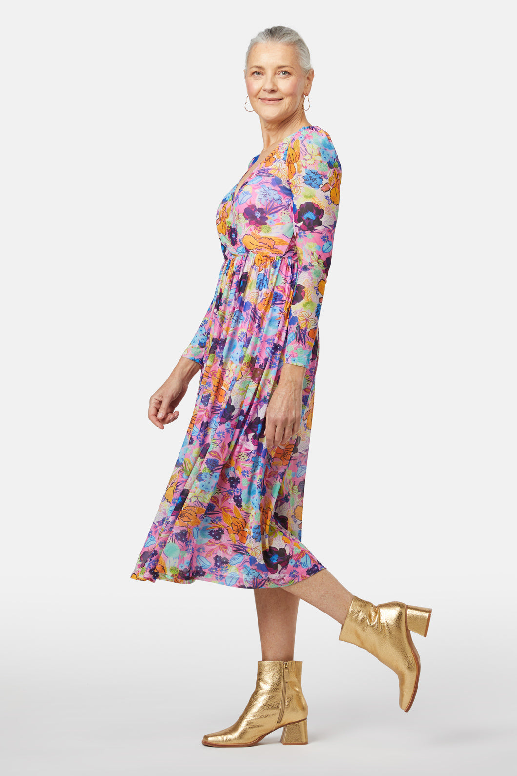 Gorman - Flora Rosa Mesh Dress - print