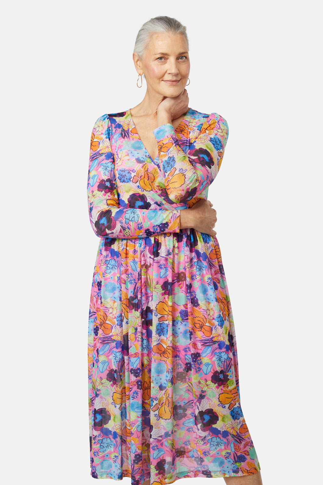 Gorman - Flora Rosa Mesh Dress - print