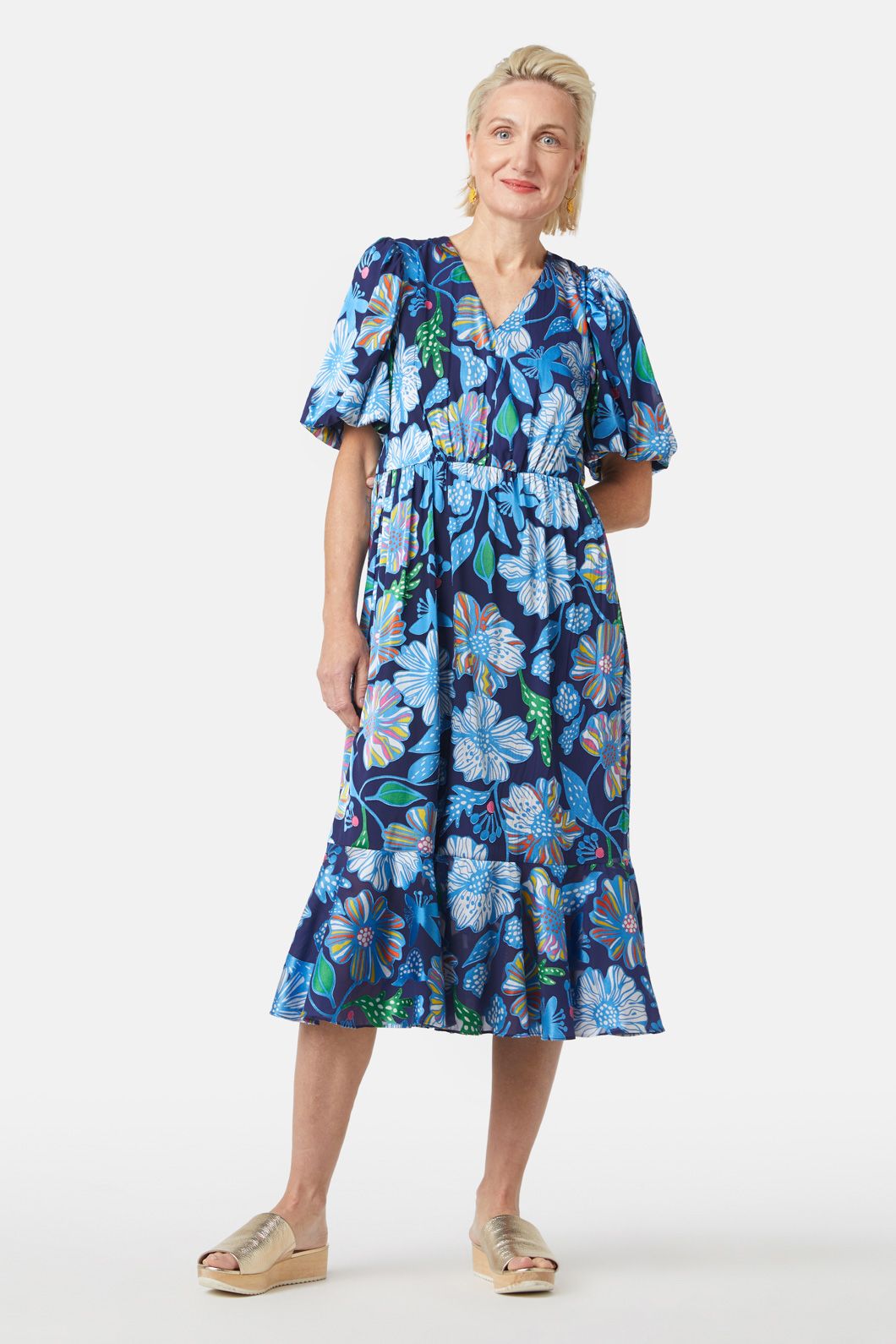 Gorman - Flourish Burn Out Dress - print