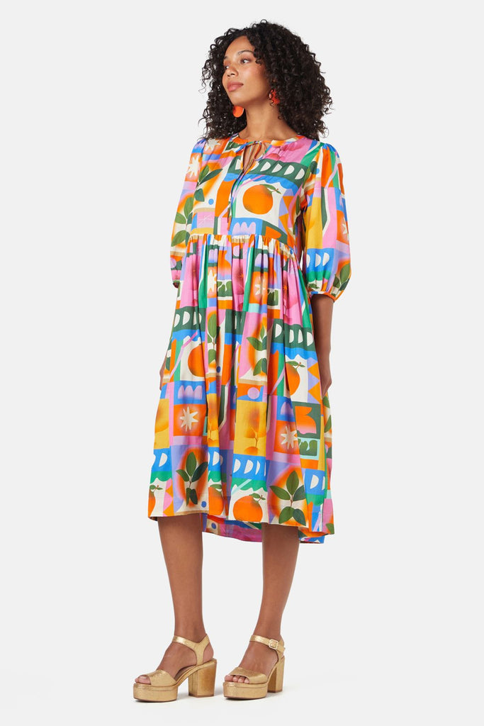 Fruit Market Scarf Dress Gorman