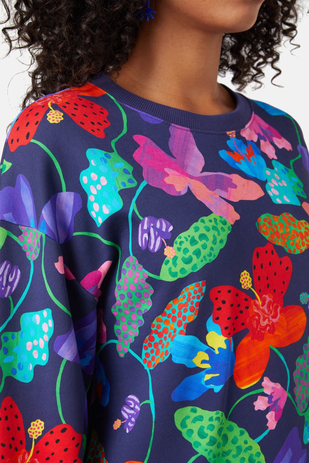 Gorman - Trippy Flowers Sweater - print
