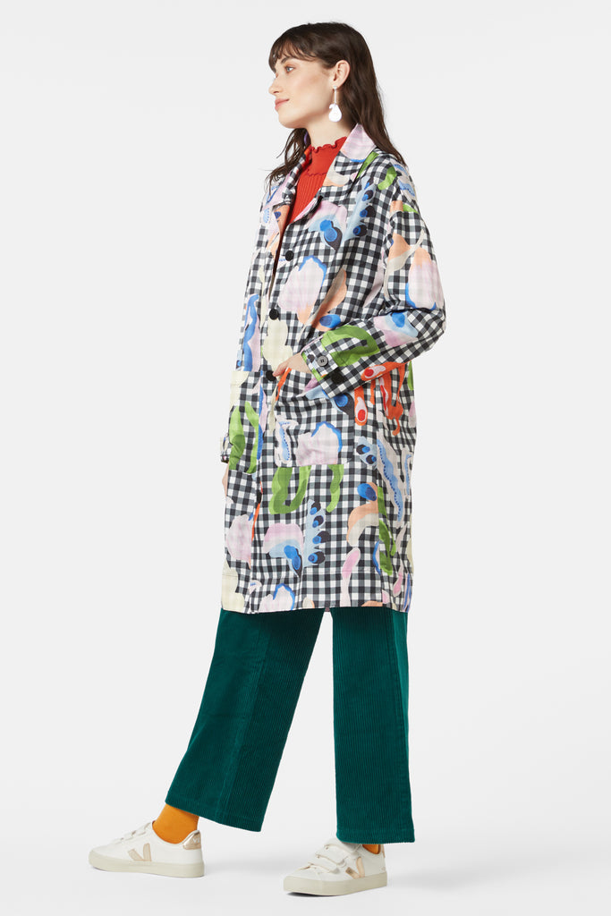 Garden Check Coat