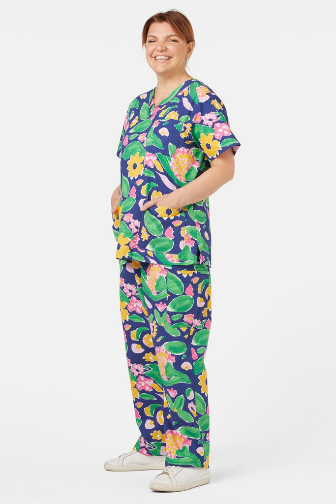 Painted Floral Scrub Set Gorman
