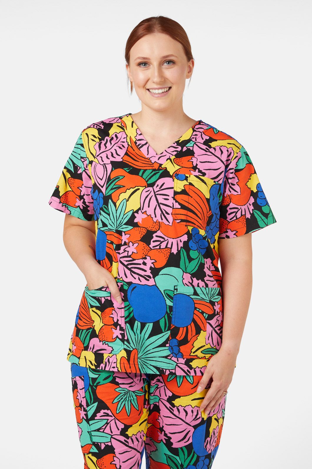 Gorman - Tutti Fruitti Scrub Set - print