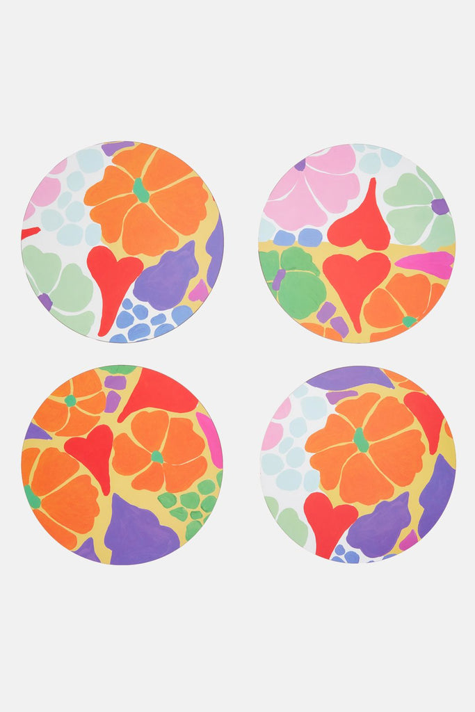 Daisy Floral Placemat Set 4 Gorman