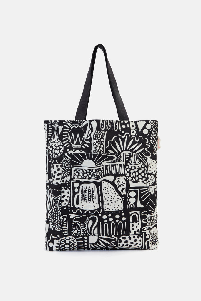 Museum Black Canvas Tote Gorman