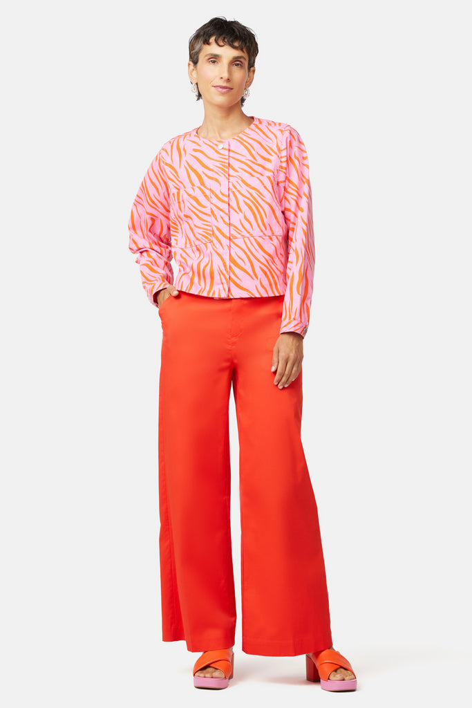 Pink Zebra Jacket Gorman