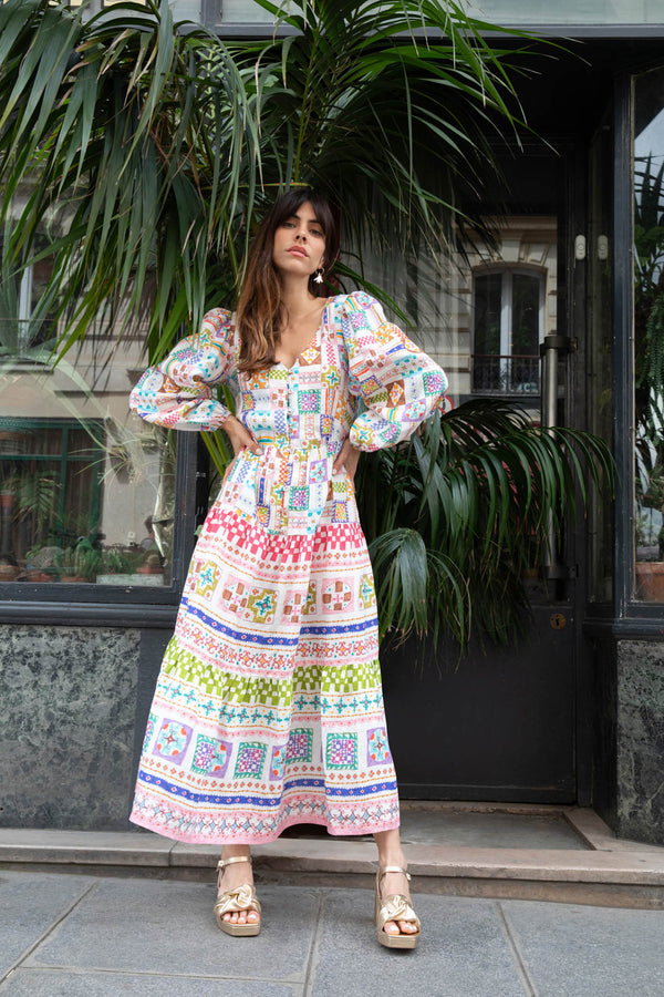 Stained Glass Tiered Dress – Gorman