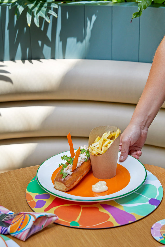 Daisy Floral Placemat Set 4 Gorman