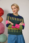 Weave Stripe Cotton Jumper