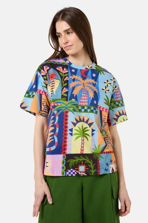 Gorman - Luna Cirque Oversized Tee - print