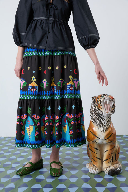 Gorman - Luna Cirque Midi Skirt - print