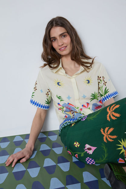 Gorman - Luna Cirque Placement Shirt - print