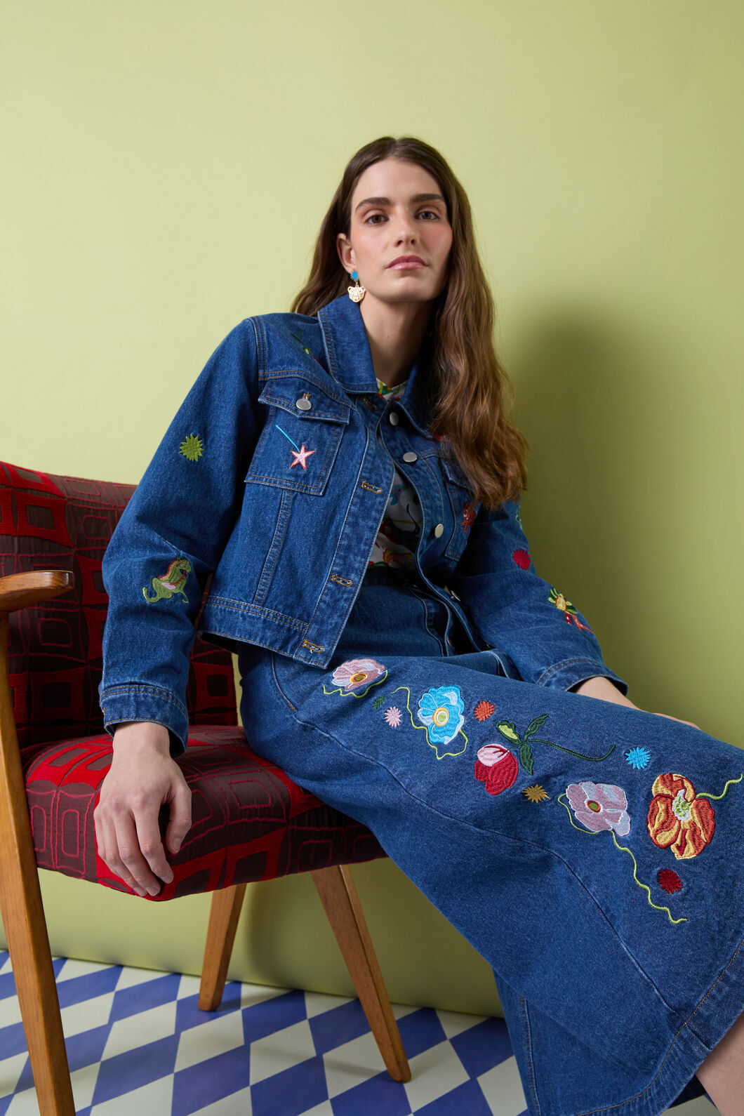 Gorman - Parade Denim Jacket - mid-blue