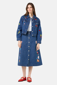 Gorman - Parade Denim Jacket - mid-blue