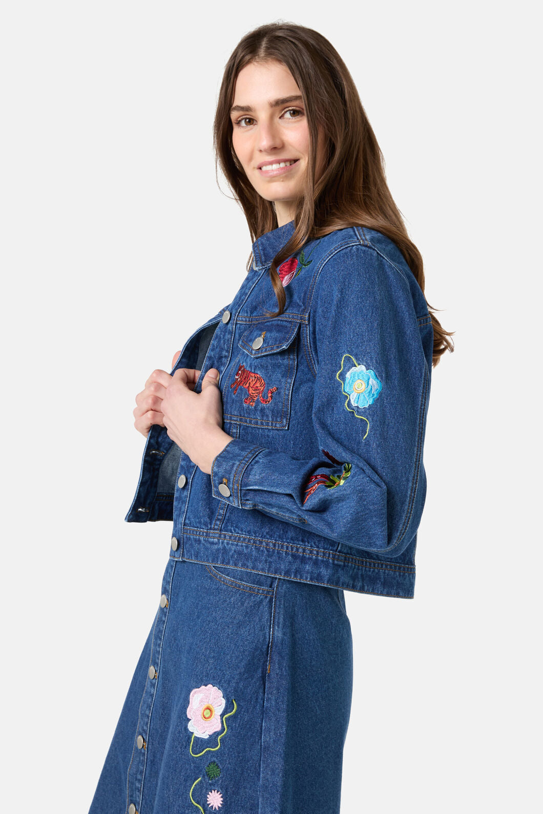 Gorman - Parade Denim Jacket - mid-blue