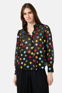 Gorman - Stars Parade Burnout Shirt - print
