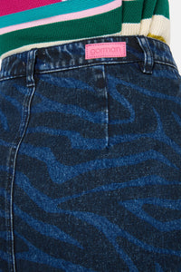 Gorman - Racing Stripes Denim Mini - print