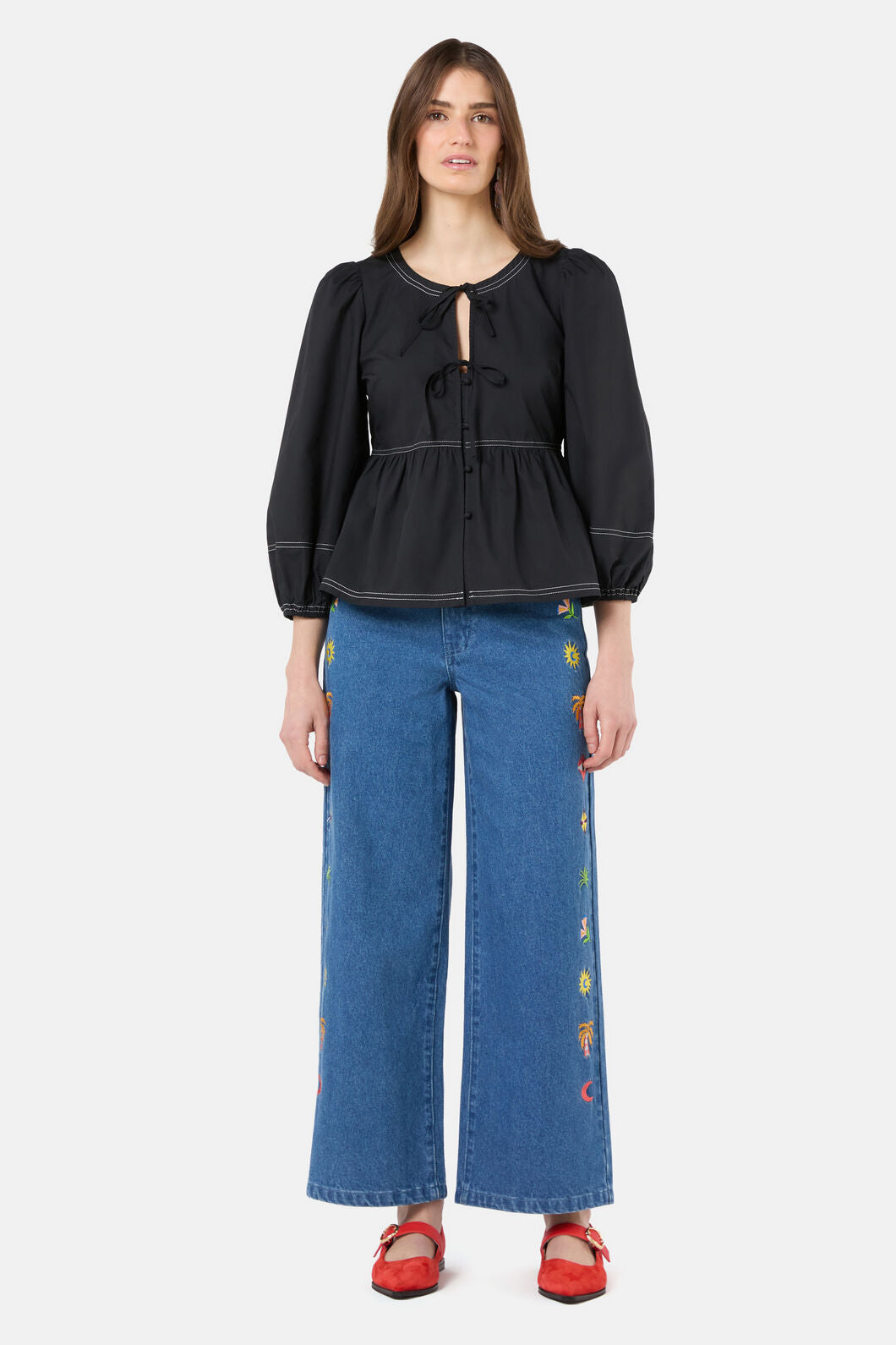 Gorman - Mia Smock Top - black