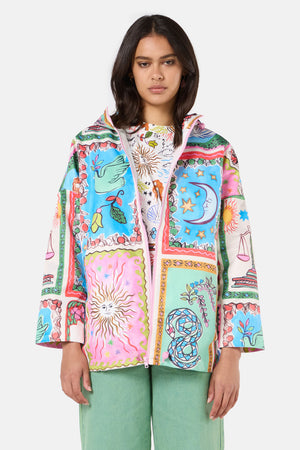 Gorman - Good Fortune PatchworkRaincoat - print