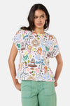 Gorman - Good Fortune Boxy Tee - print