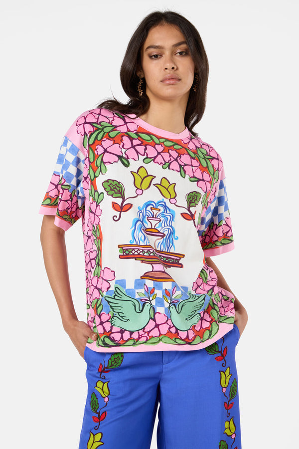 Gorman - Good Fortune Placement OS Tee - print