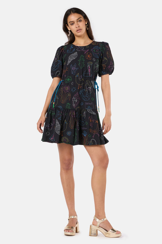 Gorman - Sirena Rope Smock Dress - print