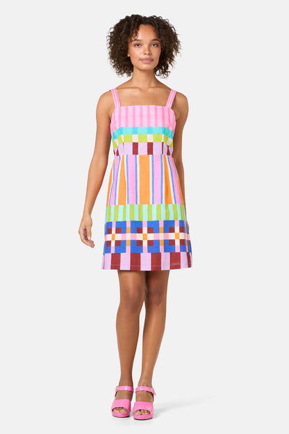 Gorman - HOLIDAY STRIPE MINI DRESS - print