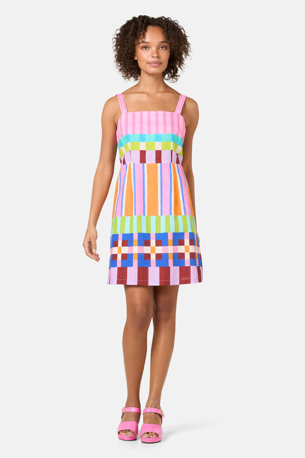 Gorman - Holiday Stripe Mini Dress - print