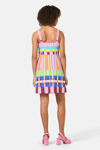 Gorman - Holiday Stripe Mini Dress - print
