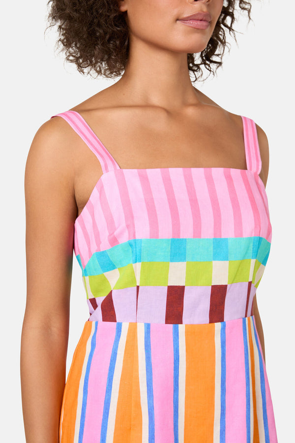 Gorman - Holiday Stripe Mini Dress - print