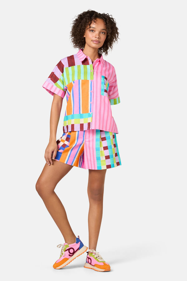 Gorman - Holiday Stripe Shorts - print