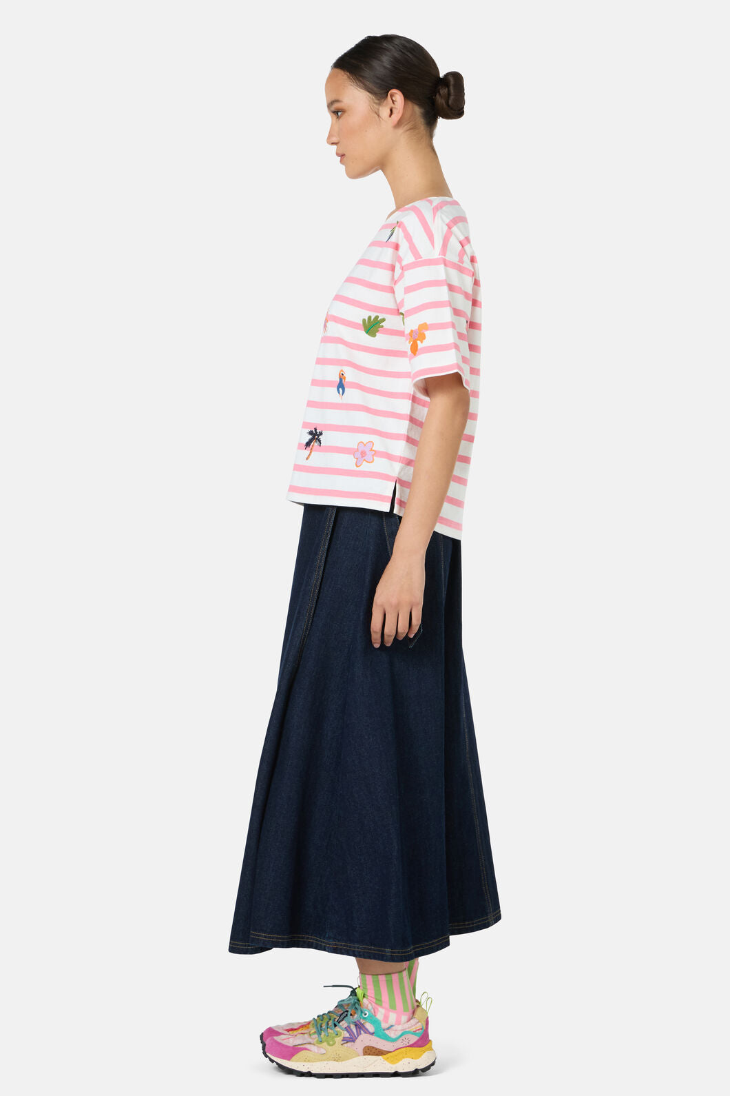 Gorman - Hidden Paradise Emb Oui NonTee - stripe