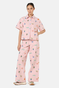 Gorman - Hidden Paradise Shacket - pink