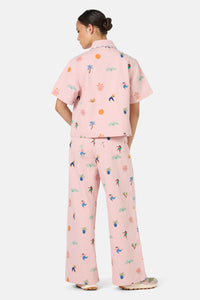 Gorman - Hidden Paradise Shacket - pink