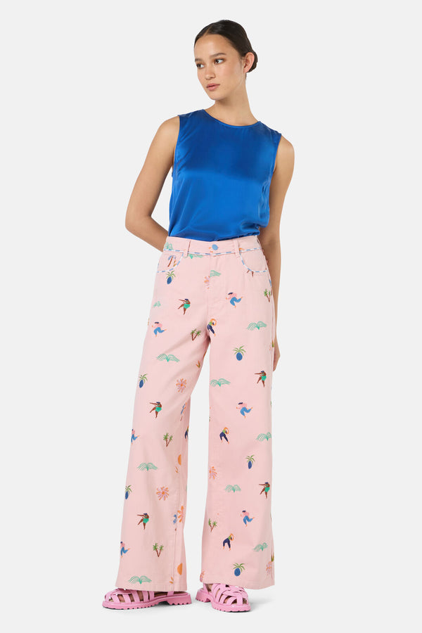 Gorman - Hidden Paradise Jeans - pink