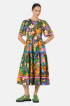 Gorman - Midnight Garden Tiered Dress - print