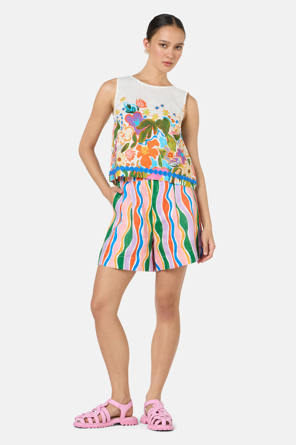 Gorman - Midnight Garden Tank - print