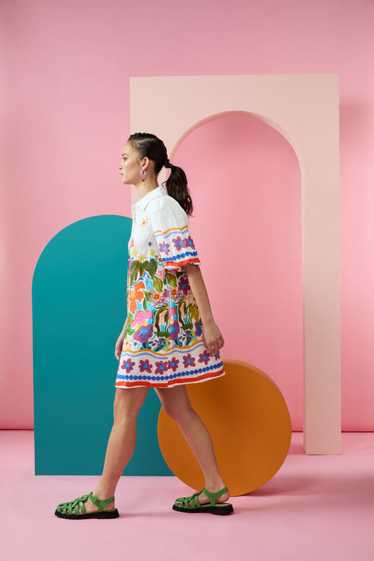 Gorman - Midnight Garden Shirt Dress - print