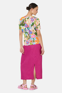 Gorman - Midnight Garden Hemp Tee - print