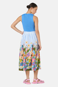 Gorman - Midnight Garden Stripe Skirt - print