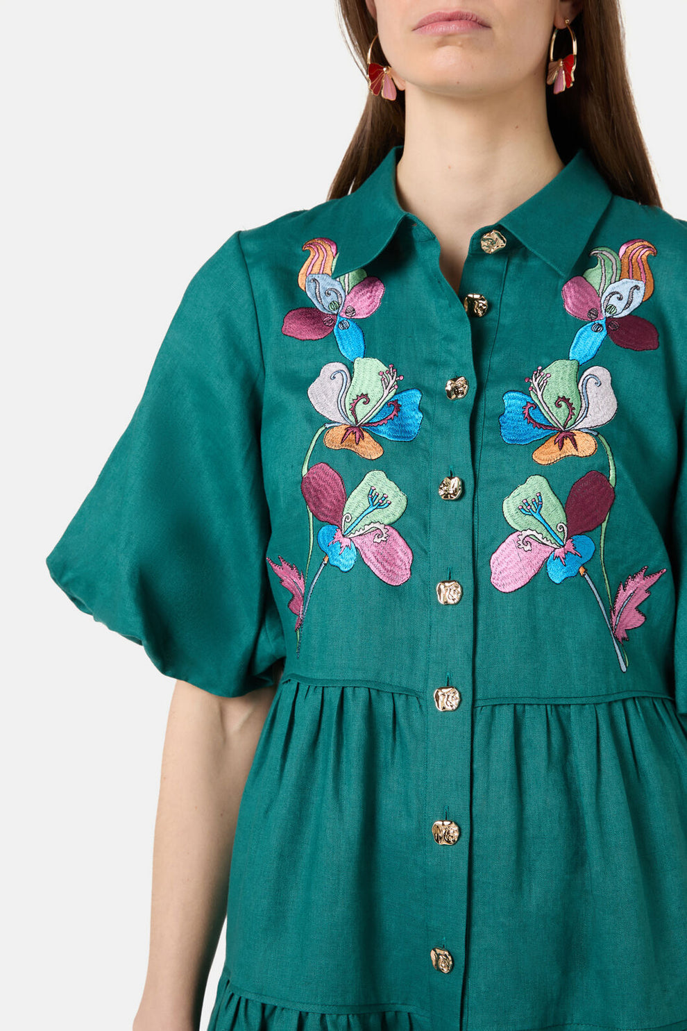 Cockatoo & Flora Smock Dress main image 0