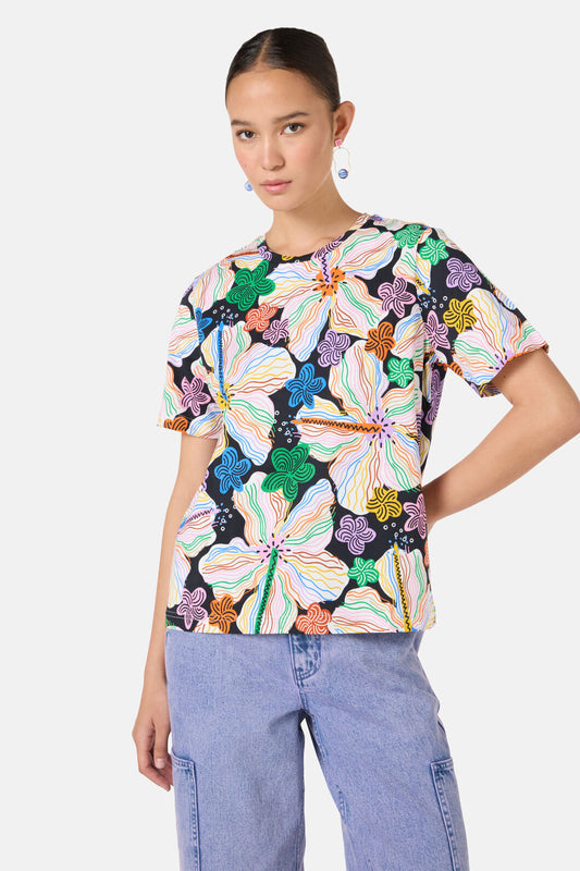 Gorman - Hibiscus Classic Tee - print