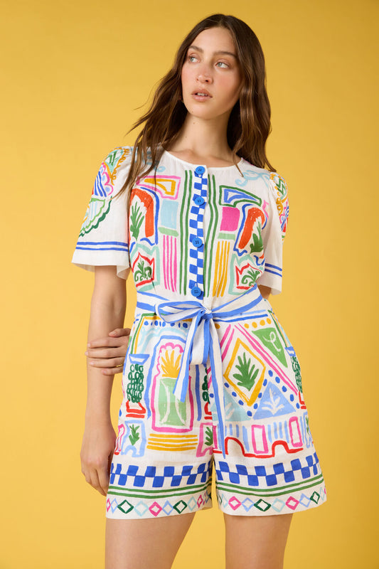 Gorman - Atrium Print Playsuit - print