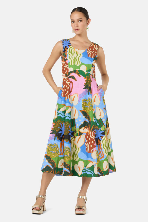 Gorman - Natural Form Midi Dress - print