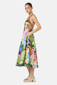 Gorman - Natural Form Midi Dress - print