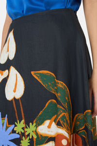 Gorman - Natural Form Midi Skirt - print