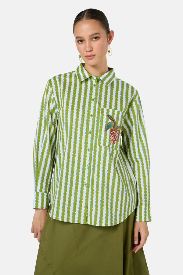 Gorman - Natural Form Stripe Shirt - stripe