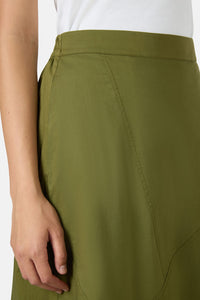 Gorman - Whitney Gore Midi Skirt - khaki