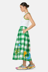 Gorman - Rainforest Diaries Midi Skirt - check